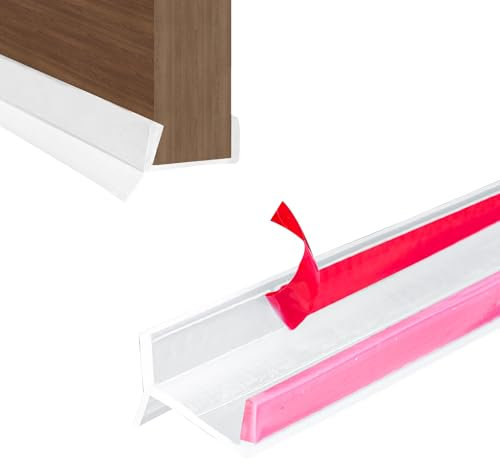 YushengTai Profilé d'étanchéité pour plinthe de cuisine, 3 m, plinthe autocollante, plinthe souple, pour salle de bain, cuisine, chambre à coucher