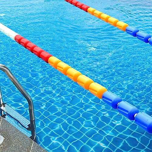 Pool-Sicherheitstrennseil – Schwimmseile für Schwimmbäder, Wasserstraßen und Schwimmbahn-Trennung; ideal für verbesserte Poolsicherheit und Organisation