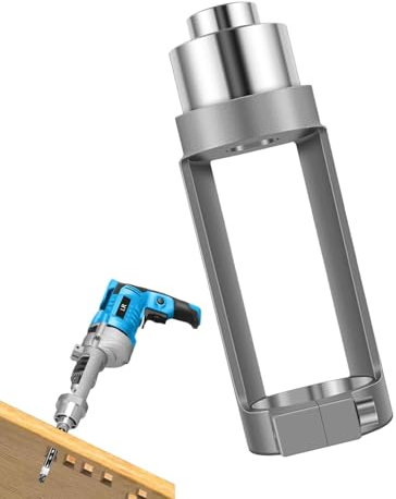 Mortising Chisel Set - Wood Square Hole Drill Bit, Premium Hole Saw Tool | Heavy-Duty Woodworking Drill Bit, High-Precision Mortise Chisel Adapter, Sharpp Carbon Steel Drill for Carpentry Projects