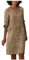Ladies Summer Midi Dresses with Sleeves Linen Casual Holiday Shfit Dresses for Women UK V Neck A-line Dress Sundress Solid Elegant Dress Khaki M
