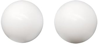 Diameter 3mm - 63mm PTFE Spheres PTFE Ball Diaphragm Pumps Seal Balls Valve Balls White (22mm,10 pcs)