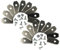 vhbw 18x Ersatz-Messer kompatibel mit Gardena Sileno Life, Sileno City 500, Sileno Minimo Rasenmäher - Ersatzklinge Silber, Stahl