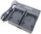 Dual-Channel - Batteria caricabatterie per JVC BN-VG107 BN-VG108 BN-VG114 BN-VG114E BN-VG121E BN-VG138 Everio GZ-HM690 GZ-HM50 GZ-HM960 GZ-E GZ-GX GZ-HD GZ-HM GZ-MS Series Camera