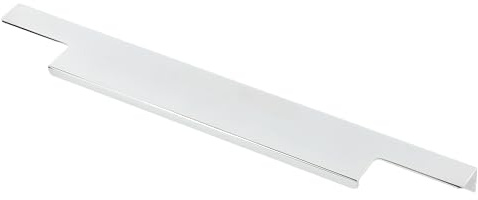GTV – Möbelgriff LIND Chrom galvanisiert 352 mm Bohrabstand, 796 mm Länge, Griffleiste 18 mm breit, Kantenprofilgriff für Küchen, Schränke, Schubladen, Möbelzubehör