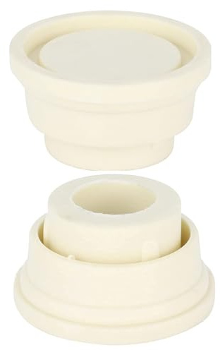 ZHAOYCSH Pare-Chocs en Caoutchouc pour Échelle de Piscine - Lot de 2 Protections Blanches Antichoc, Bouchons de Sécurité pour Échelles de Natation, Accessoires Piscine Résistants (2.4x1.5x1.3in)