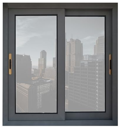 Spiegelfolie Fenster Sichtschutz 120 x 100 cm mit Uv-Schutz Und Hitzeschutz Sichtschutz Fensterfolie Blickdicht Folie Sonnenschutzfolie für Haus Geschäfte Büro, Silber