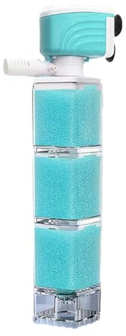 Krujecnt Aquarienpumpen | Wasserzirkulationspumpe für Aquarien mit Filter,Filtersystem Strömungspumpe Für Anfänger Zucht Meeresschrimps Aquaristik Hobby Büro