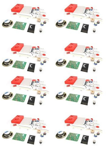 Agmoctz 8 Kit de Bricolage Électronique Radio AM à 7 Tubes Kit d'apprentissage Électronique HX108-2 Kit de Bricolage sans Batterie