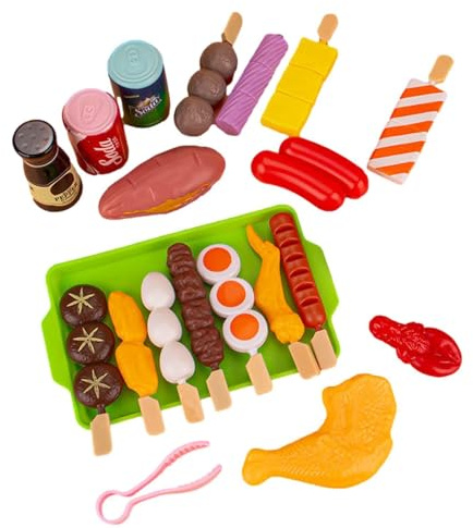 Ensemble De Grille Jouet Pour Barbecue Pour - Jouet Pour Barbecue, Jouet Pour Barbecue, Jouets Réalistes De Cuisine, Jouets Didactiques Pour Jeux De Rôle | Pour Faux Educativ