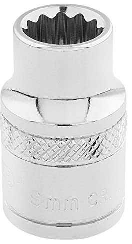 Draper 32769 Hi-Torq 12 Point Socket Square Drive 3/8 Inch, 6mm