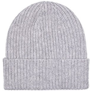 Oxfords Cashmere 100% Kaschmir Mütze. Hergestellt in Schottland, Grau