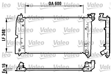 Valeo Kühler, Motorkühlung 734199 | Kompatibel mit: TOYOTA COROLLA, COROLLA Kombi, COROLLA Stufenheck, COROLLA Verso