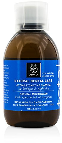 APIVITA NATURAL DENTAL CARE Natural Mouthwash with propolis & spearmint 250ml
