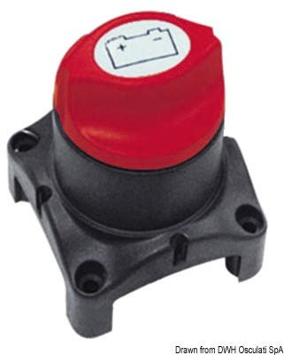 OSCULATI Coupe-Batterie commandé electriq à Distance 275 A