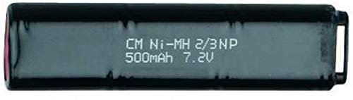 ASG Batterie 7,2 V 500 mAh Noir Taille Unique