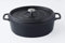 Invicta 403351 Cocotte Ovale - 35 cm - Fonte Emaillée - Noire