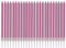 LUTER Metallic Birthday Candles in Gold Holders Rose Top Birthday Cake Candles Long Thin Cupcake Candles for Wedding Party Decoration (24 Pieces)