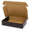 ONLY BOXES, Cajas De Cartón Negra para Envío Postal, Caja Automontable ideal para Regalo, Caja de Cartón Resistente, Dimensiones, Pack 20 (42x32x10 cm)