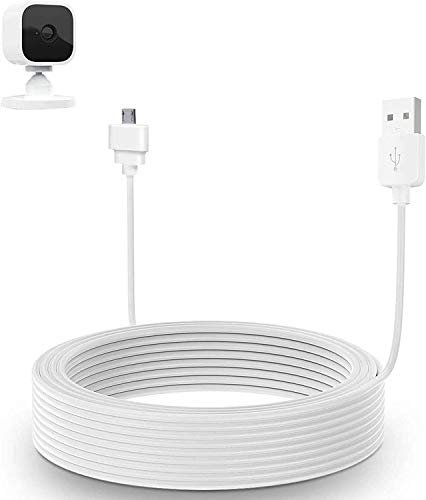 HOLACA 20ft Power Extension USB Cable for Blink Mini Camera (20ft)