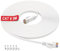 Cable Ethernet 5 metros, Alta Velocidad Cable de Red 5 metros Cat 6 250MHz 1000Mbps, Plano Blanco RJ45 Cable Internet 5m Interior UTP Impermeable Gigabit Cable LAN para Router Switch Módem (5 Clips)