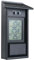 Digitales Temperaturmessgerät Wasserdichtes Thermometer, Mini Thermo-Hygrometer, Mini Hygrometer Thermometer und Messinstrumente, 13,2 x 8 x 3 cm Gewächshaus Wandthermometer