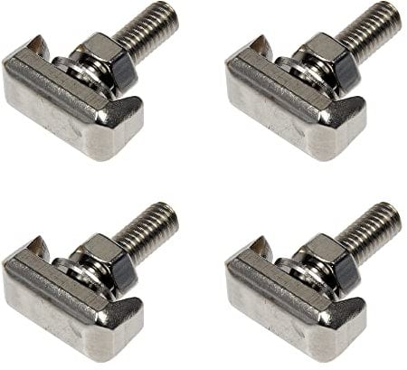 WANGCL 4 Piezas terminales de batería Kit de Perno en T de Acero Inoxidable Tornillo Tensor de Cable de batería para Cables de batería para reemplazar Piezas de vehículos