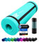 REFIT FITNESS Gymnastikmatte Profi 190 x 60 x 1.0 cm Türkis PainProtect SmartCell NBR rutschfeste Yoga Matte Pilates Sport Gymnastik Yogamatte 10 MM Sportmatte Tragegurt Tasche