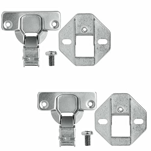 LOGIK Integrated Washing Machine Door Decor Cupboard Fitting Kit Hinges Pair of 2