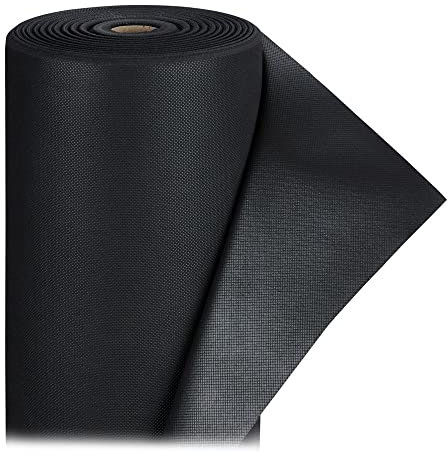 Generico Rotolo Tovaglie Tessuto Non Tessuto Usa e Getta (80cm per 20 Metri) Tovaglia TNT Monouso, Alternativa Premium alla Tovaglia di Carta, per Feste Compleanno, Natalizia (Nero)