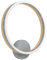 EGLO LED Wandleuchte Cadinaro, Wandlampe innen mit Leucht-Ring, Wohnzimmer Wandbeleuchtung, runde Flurlampe aus Metall in Beton-Optik und Holz, warmweiß