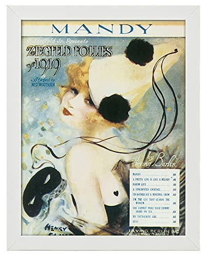 Legendarte - Poster, Vintage Mandy (Ziegfeld Follies 191) - Bild, Wanddekoration, 50 x 70 cm