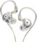 KZ EDX Pro Monitor intrauditivo, Unidad dinámica magnética Dual de 10 mm Auriculares de Alta fidelidad de Baja frecuencia con Cable de diseño Desmontable de 0,75 mm y 2 Pines (Blanco, sin micrófono)