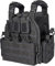 Save & Protect Trading Plattenträger Chest Rig Schwarz - Taktische Weste mit Schnellverschluss Molle Pouch Magazintasche - Paintball Airsoft Militär Polizei