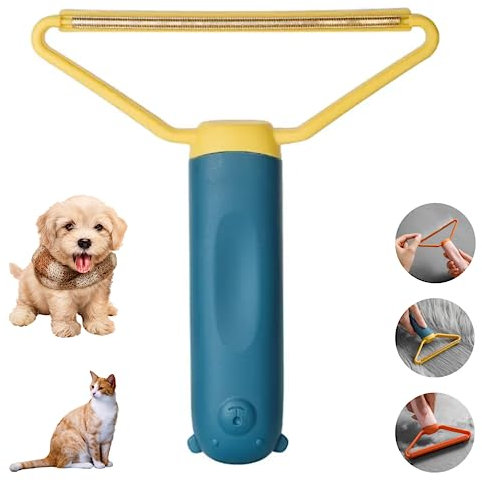 Quita Pelos Mascota: Accesorios para Perros y Gatos Removedor de Pelo. Cepillo Quitapelos y Quita Pelusas para Ropa, Sofá, Cama, Alfombras y Telas. Lint Remover. Lavable y Reutilizable
