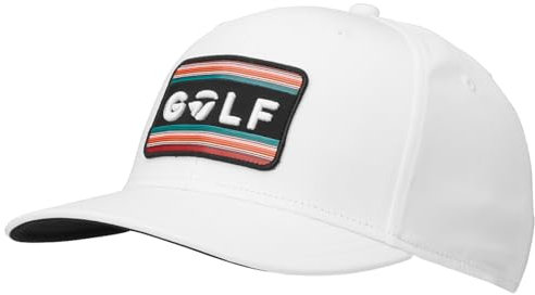 TaylorMade Unisex Lifestyle Sunset Golf Cap 2024 Verschluss, weiß, One Size