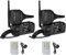 Wurui TXQ global-ptt poc 4G LTE vehicle two way radio 12-24V mini car mount walkie talkies gps for adults long range 1000 miles (2 PCS with GPS and sim card)
