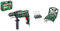 Bosch Home and Garden Taladro percutor eléctrico EasyImpact 600 (600 W, en maletín de transporte) + Maletín X-line con 50 unidades para taladrar y atornillar + set de fijación con 173 unidades