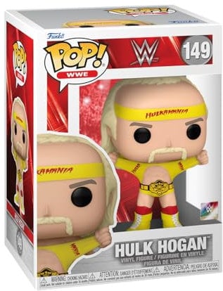 Funko Pop! WWE: Hulk Hoganamania With Belt - Figura in Vinile da Collezione - Idea Regalo - Merchandising Ufficiale - Giocattoli per Bambini e Adulti - Sports Fans - Figura per i Collezionisti