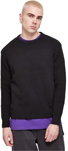 Urban Classics Herren Sweatshirt Heavy Oversized Sweater Black 5XL
