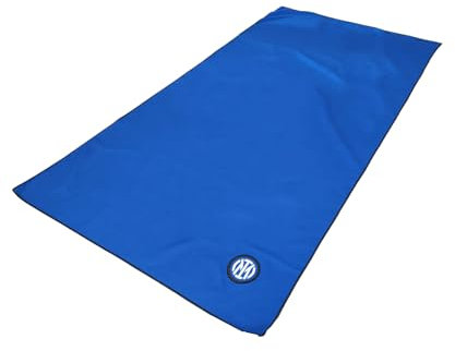 Inter F.C, Strandtuch aus Mikrofaser, 90 x 170 cm, gesticktes Logo, offizielles Produkt