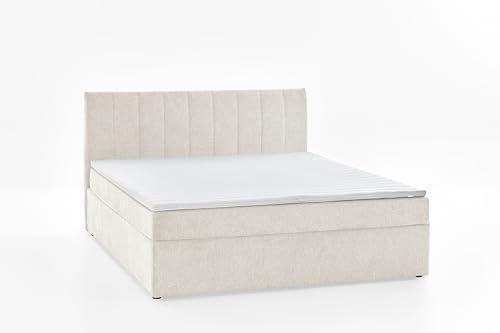 Atlantic Home Collection Boxbett ALVA inkl. Federkern- Matratze und Topper