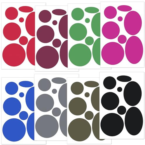 64 Pcs Puffer Down Jacket Repair Patch Kit, Nylon Fabric Repair Patch Self Adhesive Waterproof Stick On Patches Tape for Coat Clothing Tent Sleeping Bags Ski Pants Holes Fixing Round,8 Colors