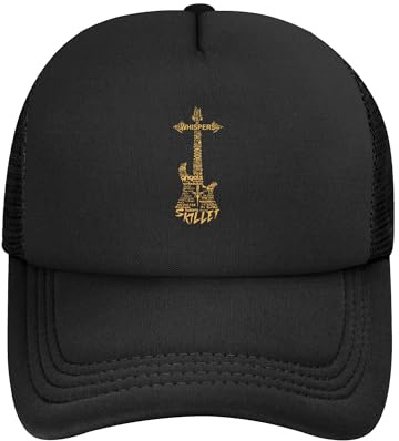 Śkillet%Rock Band mesh Baseball caps for Men Casual Adjustable 3D Print Snapback Trucker Cap Fishing Hats for Men Sun Protection Unisex Gift