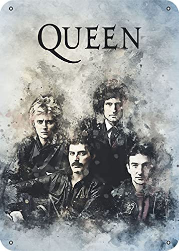 Vintage-Poster Queen is a Rock Band Metall-Blechschild 20,3 x 30,5 cm Wanddekoration