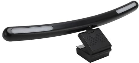 Barra de Luz para Monitor, Luces LED para Pantalla de Monitor Curva con Control Remoto, Control Táctil, 5 Temperaturas de Color Ajustables, Alimentación por USB para el Hogar