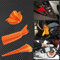 Accessoires Moto Moto Remplissage Primaire Huile Cas de Remplissage d'huile Entonnoir Derby Fill Cover Compatible avec Harley Sportster XL883 Breakout FXSB Touring Softail Dyna