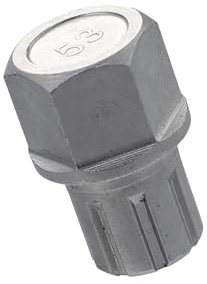 Partuto Car Wheel Lock Lug Nut Socket Key Wheel Lock Key with 8 Teeth Replacement