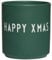 Design Letters Lieblingsbecher HAPPY XMAS | Weihnachtstassen Ideal für Weihnachtsdeko, Weihnachtsgeschenke für Frauen & Männer, Tischdeko Weihnachten | Porzellan Weihnachtstasse | Kaffeetassen 250 Ml