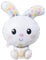 Catelves Hase Folienballon Ostern Party,Hasen Luftballons Kindergeburtstag Deko,Ostern Luftballons,Folienballon Geburtstag,Hase Kinderluftballons für Häschenparty Waldtiere Tier Mottoparty,53x77cm