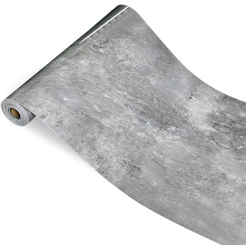 OUGPIU Küchen Herd Rückwand-Fliesen, Küchenrückwand in Marmoroptik,60CM X 3M Rollen Spritzschutz Küche, PVC Klebefliesen Wandfliesen Selbstklebend, Küchenrückwand Platte